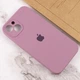 Чехол Fiji Silicone Case Full Camera для Apple iPhone 15 Plus бампер накладка с защитой камеры Lilac Purple - изображение 4