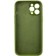 Чехол Fiji Silicone Case Full Camera для Apple iPhone 12 Pro бампер накладка с защитой камеры Army Green - изображение 2