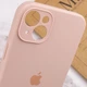 Чехол Fiji Silicone Case Full Camera для Apple iPhone 15 Plus бампер накладка с защитой камеры Pink Sand - изображение 5