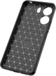 Чохол Fiji Ultimate Carbon для Poco C65 протиударний бампер чорний - зображення 4