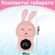 Зайчик, дитячий термометр для вимірювання температури води в ванній Digital Lion BT02, рожевий - зображення 7