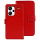 Чехол Idewei для Xiaomi Redmi Note 13 Pro Plus 5G книжка кожа PU с визитницей красный - изображение 1