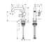 Смеситель для умывальника HANSGROHE TECTURIS 73320670, черный матовый - изображение 2