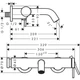 Смеситель для ванны HANSGROHE TECTURIS 73422670, черный матовый - изображение 2