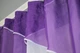 Кухонна тюль арка з ламбрекеном VR-Textil № 025к білий з фіолетовим 270х170 см (52-0784) - зображення 3