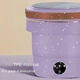 Мини стиральная машина с центрифугой и сушкой складная для стирки одежды нижнего белья носков 8л фиолетовый (kt-6063) - изображение 6