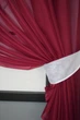 Кухонные шторки VR-Textil № 076к "Дуэт" с подвязками красный с белым 270х170 см (52-0778) - изображение 3