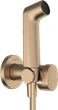 Гарнитур гигиенический HANSGROHE S 29232140, бронза сатин - изображение 1