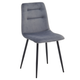 Стул кухонный RUBY Черный каркас / Серый велюр Intarsio - изображение 1