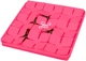 Коврик для поиска корма WAUDOG Silicone 205х205х17 мм Розовый (4823089367095) - изображение 1