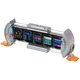 Цифровий годинник Divoom Times Gate RGB Wi-Fi в стилі кіберпанк Сірий (1013-843-00) - зображення 1