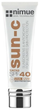 Сонцезахисний крем Nimue Sun-C Tinted SPF 40 Dark 60 мл (6009693493315) - зображення 1