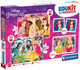 Zestaw puzzli i gier planszowych Clementoni Disney Princes Edukit 4 w 1 (8005125182978) - obraz 1