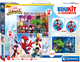 Zestaw puzzli i gier planszowych Clementoni Disney Spidey Edukit 4 w 1 (8005125182954) - obraz 1