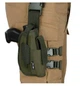 Кобура для пістолета Mil-Tec Олива TIEFZIENHHOLSTER RECHTS (16140001) - изображение 1