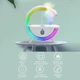 Увлажнитель воздуха антигравитационный ночник с RGB подсветкой T00K8 белый - изображение 3