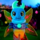 Интерактивная мягкая игрушка Glowies – Синий светлячок - изображение 5