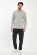 Чоловічий лонгслів Trend Collection 33022-3 світло-сірий (BOYAMA GRI) 2XL - зображення 2