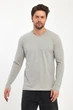 Чоловічий лонгслів Trend Collection 33022-3 світло-сірий (BOYAMA GRI) 2XL - зображення 5