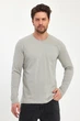 Чоловічий лонгслів Trend Collection 33022-3 світло-сірий (BOYAMA GRI) 2XL - зображення 6