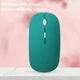 Бездротова комп'ютерна миша Wireless Mous 2,4G USB на акумуляторі зелена - изображение 2