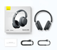 Беспроводные наушники Baseus Bowie Bluetooth 5.3 Earphone HIFI Stereo Headset 40mm, Серый (D05) - изображение 6