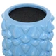 Массажный роллер ролик мфр заполненный пеной Zelart Grid Bubble Roller 9391 длина 45см Light Blue - изображение 7