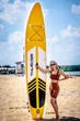 Надувна SUP дошка (Сапборд) THUNDER COAST YELLOW 320 - изображение 14