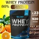 Сироватковий протеїн Willmax Whey Protein 80% 920 г смак апельсин шоколад — білок для набору м’язової маси та відновлення - зображення 2