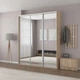 Шафа-купе IDEA серія 2 210 x 60 x 240 см Дуб сонома Дзеркало - изображение 1