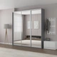 Шафа-купе IDEA серія 2 230 x 60 x 240 см Антрацит Дзеркало - изображение 1