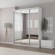Шафа-купе IDEA серія 2 200 x 60 x 240 см Білий Дзеркало - изображение 1