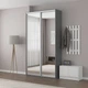 Шафа-купе IDEA серія 1 130 x 60 x 240 см Антрацит Дзеркало - зображення 1