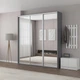 Шафа-купе IDEA серія 2 220 x 60 x 240 см Антрацит Дзеркало - изображение 1