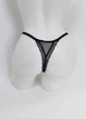 Женские трусы стринги Jadea 1482 L Чёрный - изображение 2