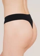 Бесшовные стринги Giulia STRING BRIEFS S/M Black, женские трусики - изображение 5