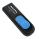 USB флеш накопичувач ADATA 128GB UV128 Black/Blue USB 3.1 (AUV128-128G-RBE) (192743) - зображення 3
