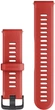 Pasek silikonowy Garmin do Forerunner 745 Red (010-11251-9C) - obraz 1