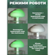 Ночник-увлажнитель воздуха гриб с эффектом дождя с подсветкой RGB UKC "Magic Мushroom" коричневый - изображение 7