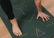 Коврик для йоги Bodhi Leela Yantralign — Янтра Forest Green 183x60x0.4 см - изображение 2