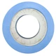 Масажний ролик для рук та ніг роллер ролик мфр Grid Spine Roller Zelart 9390 довжина 45см Light Blue - зображення 6
