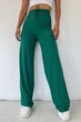 Штаны женские в рубчик зеленого цвета Fashion 48-50 (177109) - изображение 2