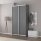 Шафа-купе IDEA серія 5 130 x 45 x 210 см Антрацит - изображение 1