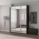 Шафа-купе IDEA серія 2 180 x 60 x 240 см Венге темний Дзеркало - изображение 1