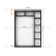 Шафа-купе IDEA серія 5 150 x 45 x 210 см Антрацит - изображение 2