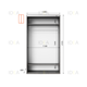 Шафа-купе IDEA серія 9 120 x 60 x 210 см Венге темний - изображение 2
