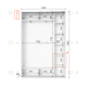 Шафа-купе IDEA серія 1 160 x 45 x 240 см Білий - изображение 2