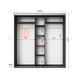 Шафа-купе IDEA серія 6 200 x 60 x 210 см Антрацит - изображение 2
