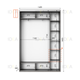 Шафа-купе IDEA серія 1 160 x 45 x 240 см Венге темний - изображение 2