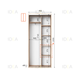 Шафа-купе IDEA серія 10 90 x 45 x 210 см Дуб сонома - зображення 2